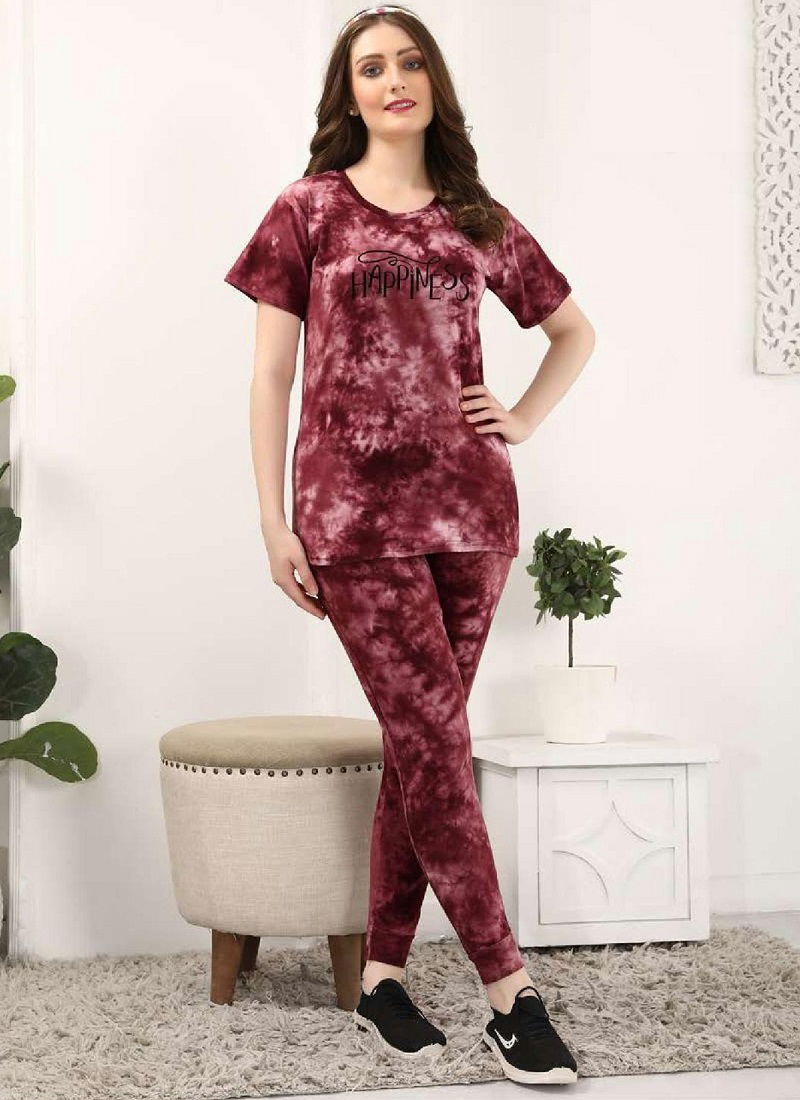 Summer Special Tie Dye Vol 282 Printed Night Suit
